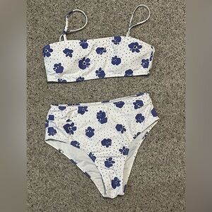 SHEIN White Blue Bikini Swimsuit S New